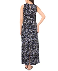 Vince Camuto Women's Ditsy-Print Sleeveless Maxi Dress