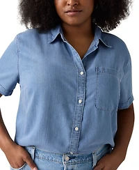Levi's Plus Darlene Chambray Short-Sleeve Shirt