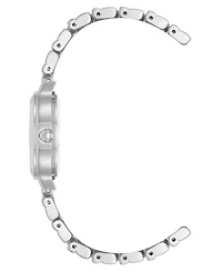 Anne Klein Women's Quartz Essential Round Silver-Tone Metal Alloy Watch, 32mm