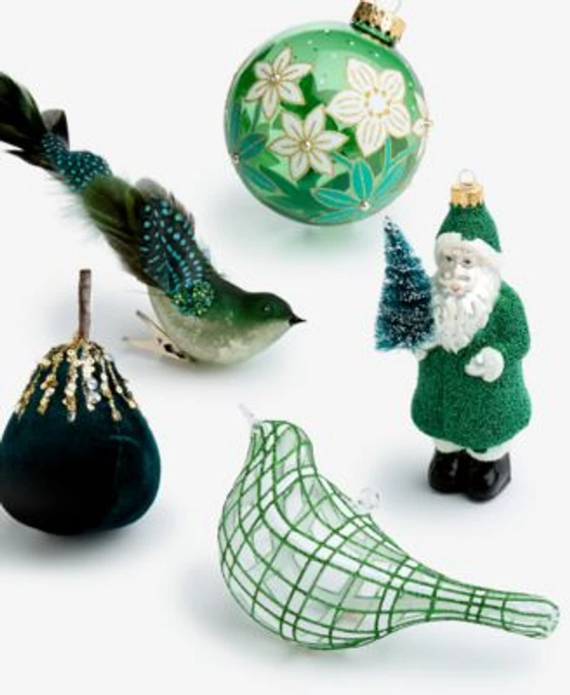Holiday Lane Enchanted Emerald Ornament Collection Macys Exclusive