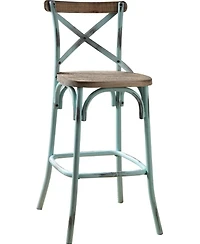 Modern Iron Bar Chair – Sleek Black Finish for Urban Loft Style