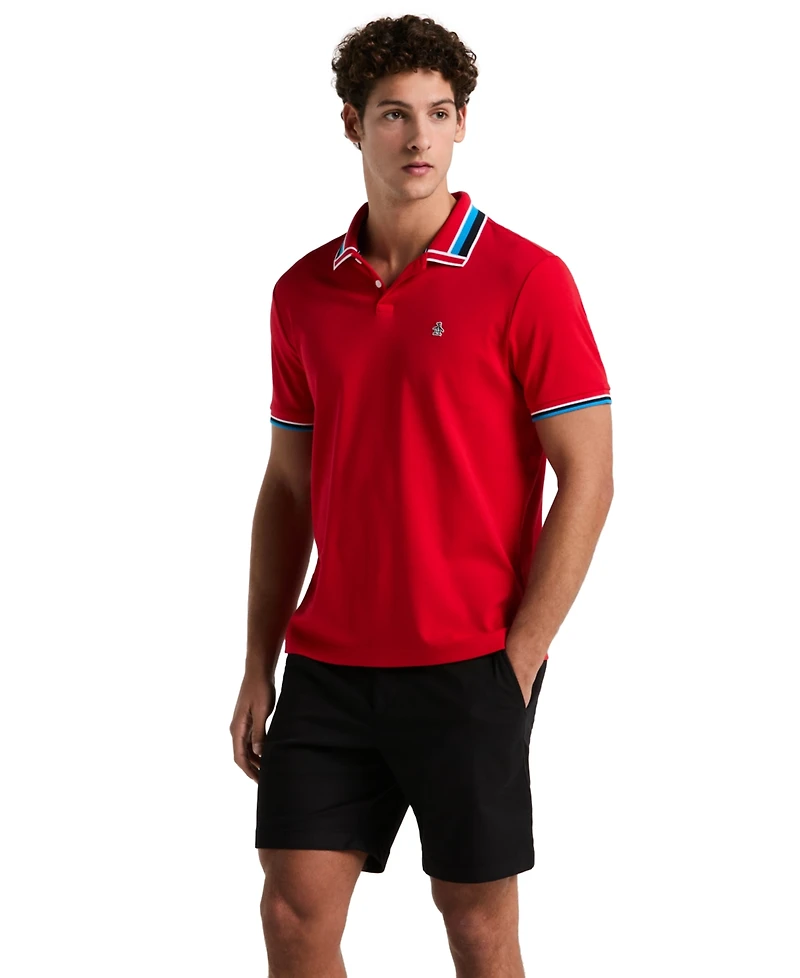 Original Penguin Men's Slim-Fit Cotton Tipped Polo Shirt