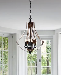 Home Accessories 15" Fabiola 4-Light Indoor Chandelier
