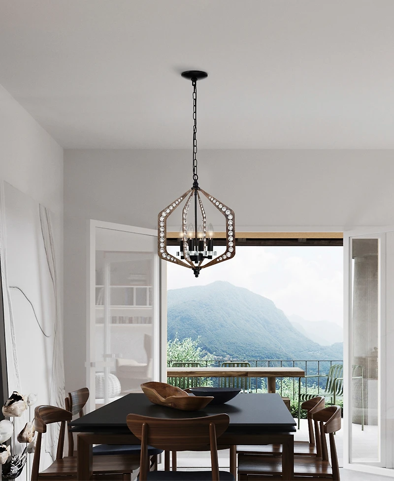 Home Accessories 14" Germana 4-Light Indoor Chandelier