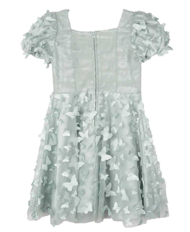 Rare Editions Toddler and Little Girls 3D Butterfly Party Dress