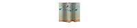 Striped Shower Curtain – Microfiber Fabric with Floral Accents
