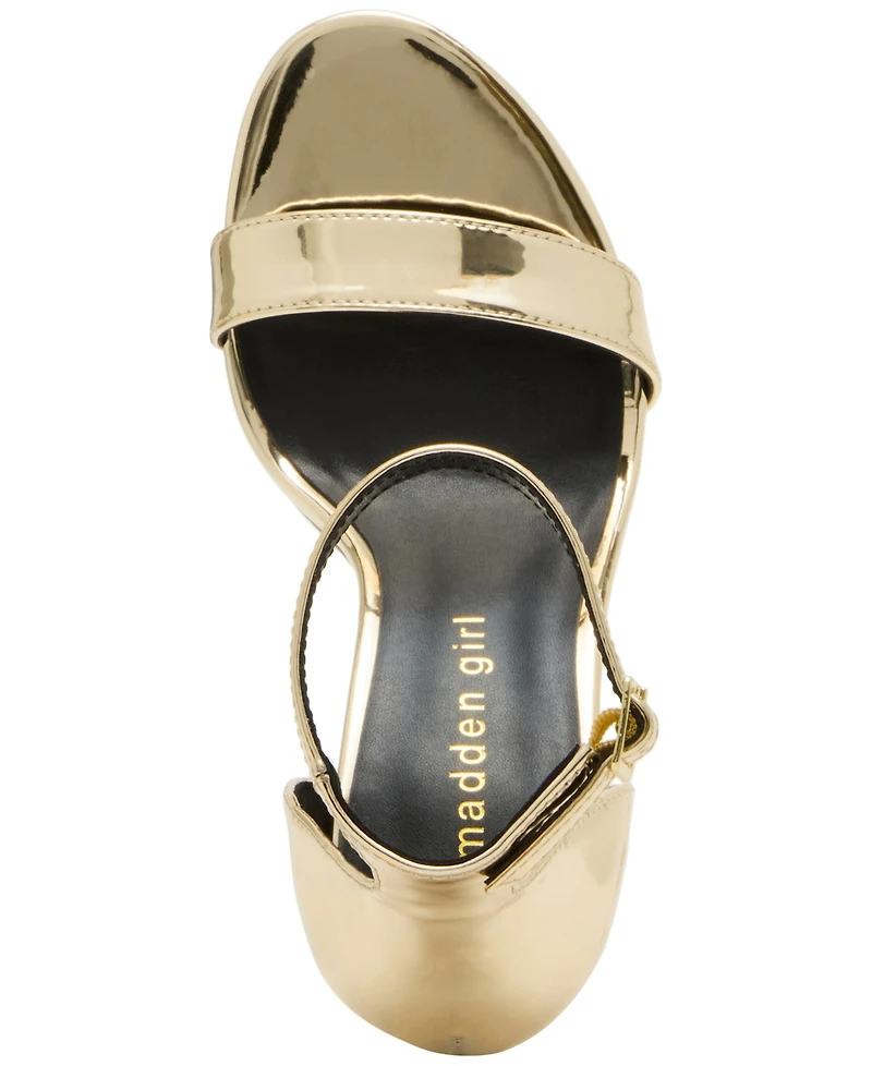 Madden Girl Sasha Two-Piece Block-Heel Dress Sandals
