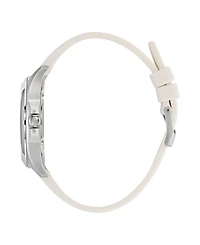 adidas Unisex Analog White Silicone Watch, 40mm