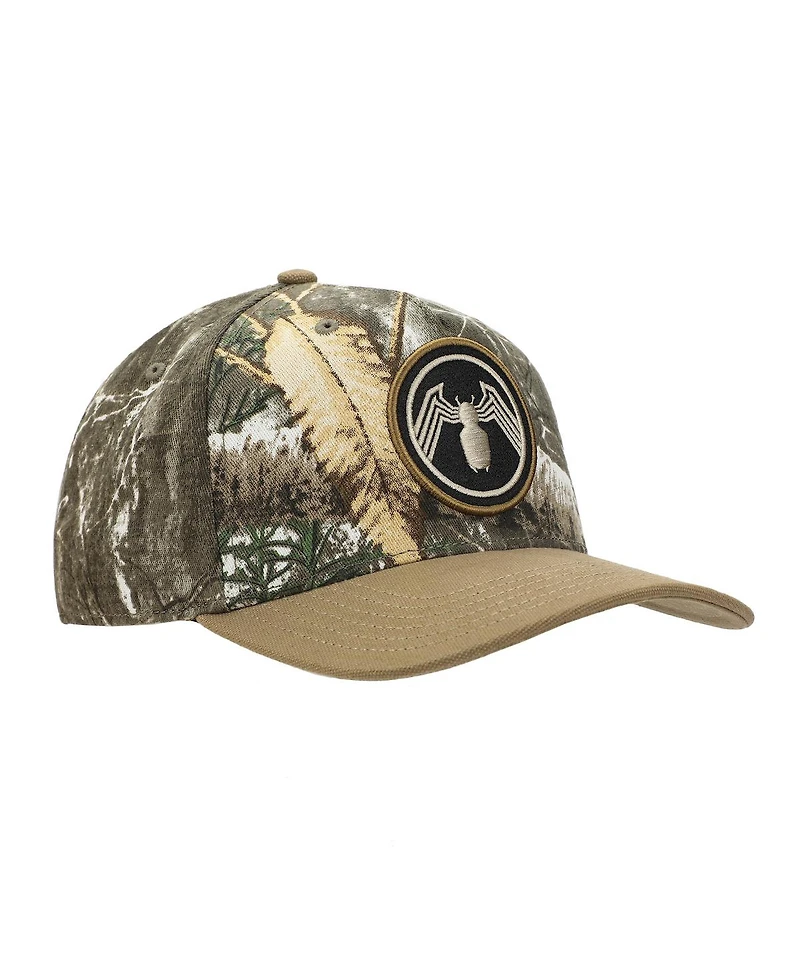 Marvel Men's Venom Embroidered 3D Logo Camouflage Snapback Hat