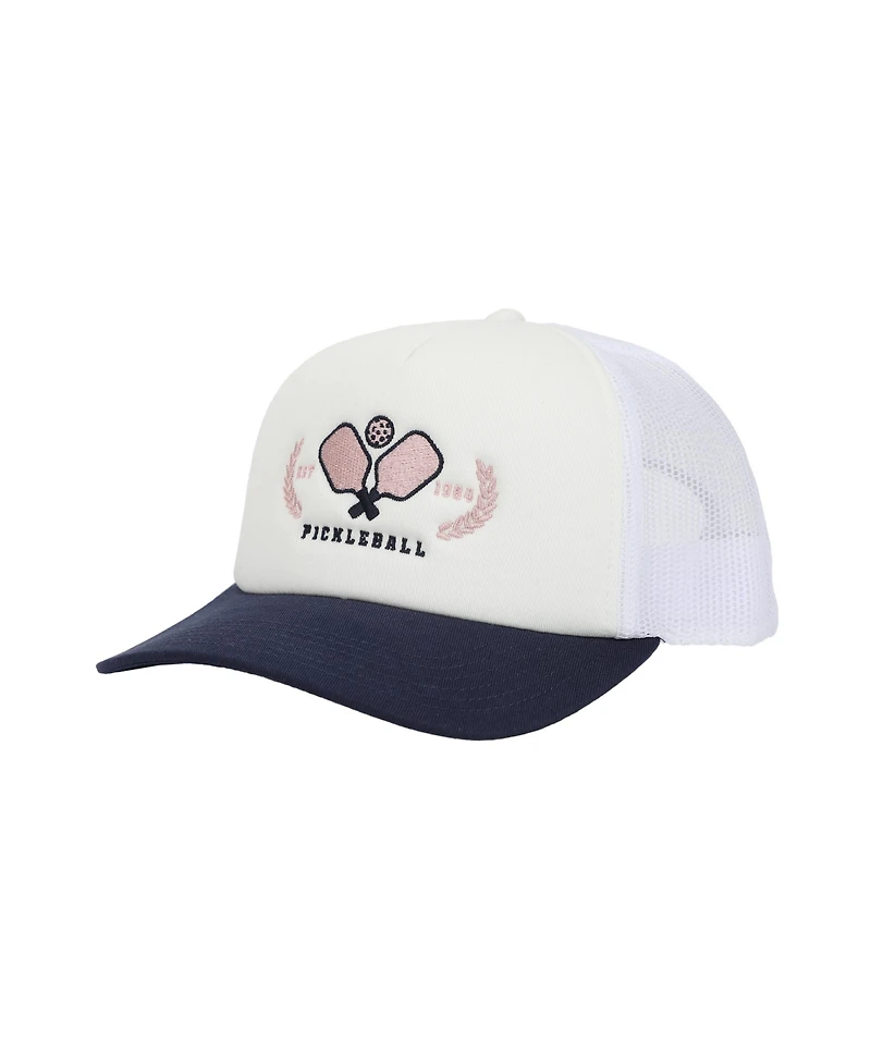 Generic Men's Pickleball Paddles White Foam Trucker Hat