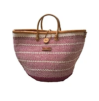 Bold Journey Handmade Sisal Market Tote Basket Bag