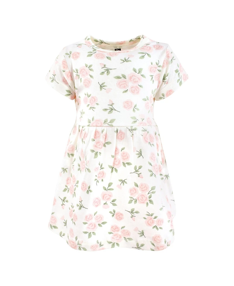 Hudson Baby Girls Cozy Stylish All-Season Dress 2Pk