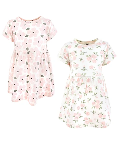 Hudson Baby Girls Cozy Stylish All-Season Dress 2Pk