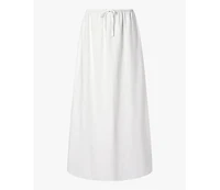 WeWoreWhat Women's Tie Waist Linen Skirt