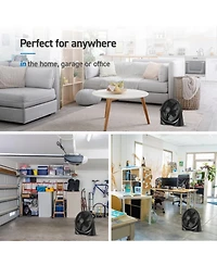 Commercial Cool Floor Fan for Home, Garage, Bedroom, or Office, Cooling Fan for Floor with 3 Fan Settings, Quiet Floor Fan with Adjustable Tilt Angle