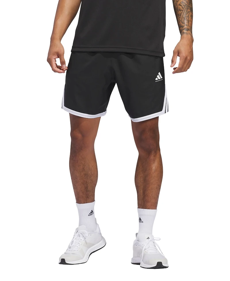 adidas Men's 3-Stripes Logo Shorts