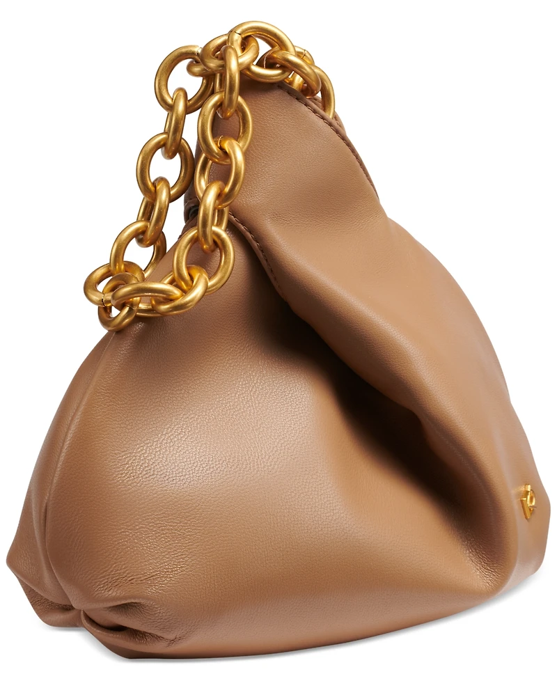 Donna Karan New York Lawrence Leather Wristlet with Chain Strap