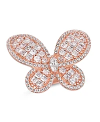Anna Zuckerman Olivia Butterfly Ring Rose Gold