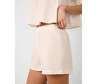 WeWoreWhat Women's Ruffle Boxer Short
