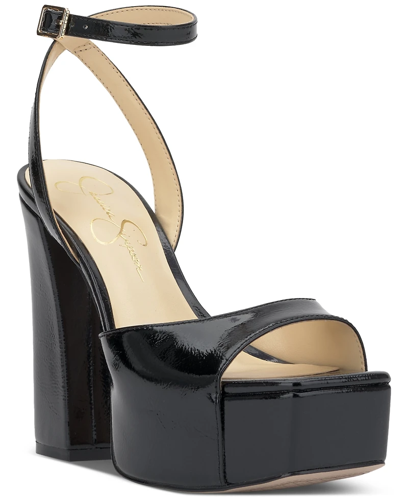 Jessica Simpson Women's Lirio Two-Piece Platform High-Heel Dress Sandals