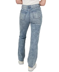 Rewash Juniors' High-Rise Loose Bootcut Jeans