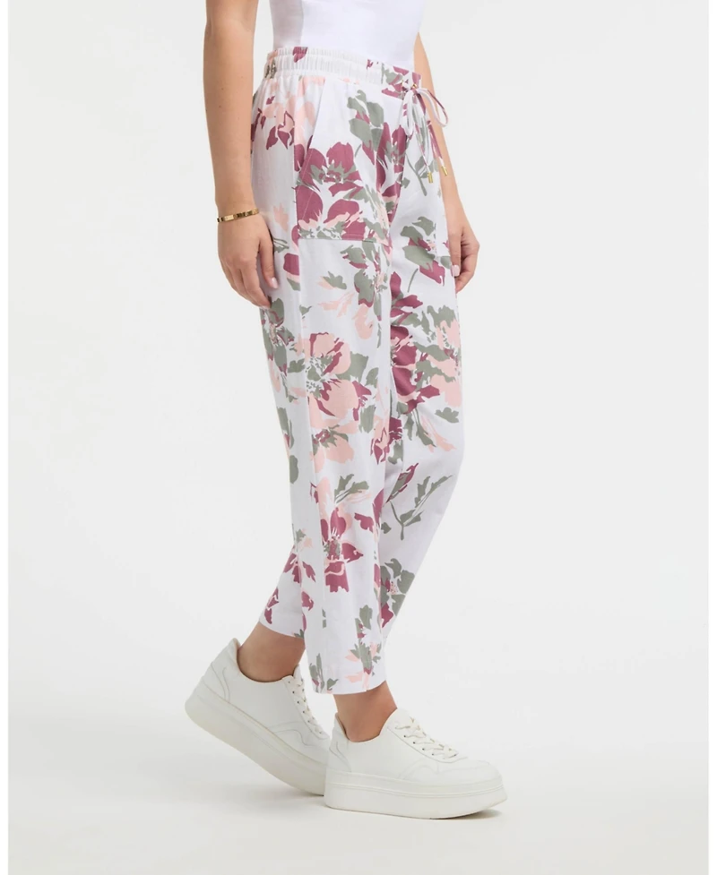 Ellen Tracy Women's Cropped Straight Leg Pant