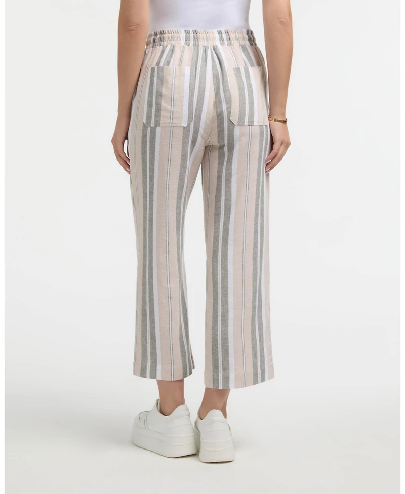 Ellen Tracy Women's Cropped Straight Leg Pant