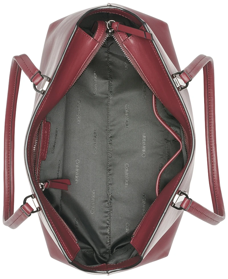 Calvin Klein Lori Top Zipper Tote Bag