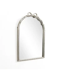 LuxenHome Ribbon Resin Frame Arch Rectangle Accent Wall Mirror