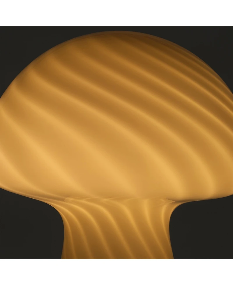 Mushroom Frosted Glass Led Table Lamp Bundle (13")