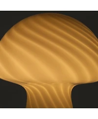 Mushroom Frosted Glass Led Table Lamp Bundle (13")