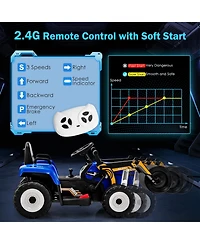 12V Kids Ride on Road Roller with 2.4G Remote Control