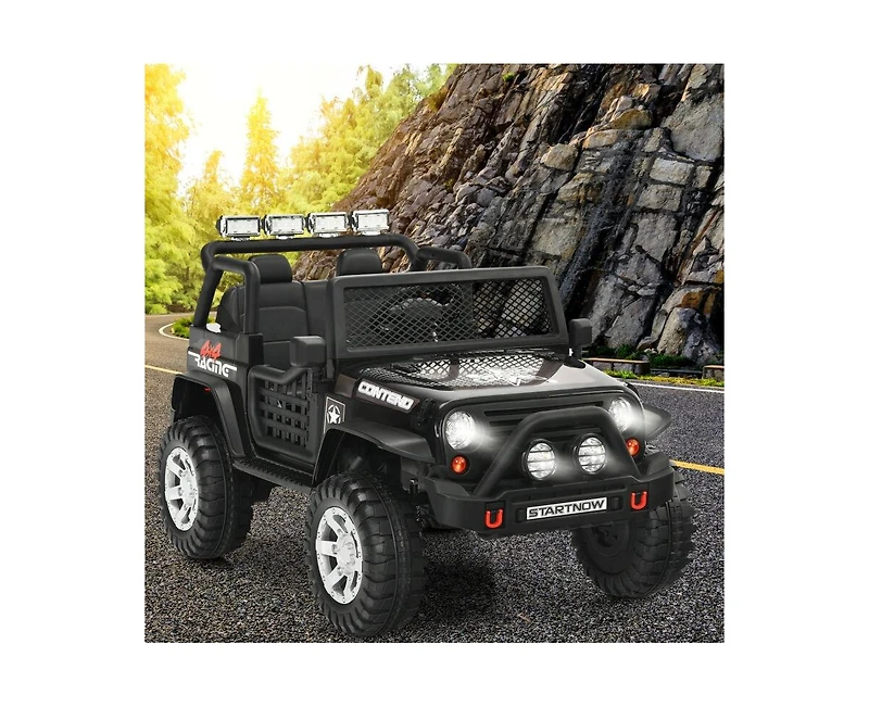 12V Kids Remote Control Electric Ride On Truck Car with Lights and Music