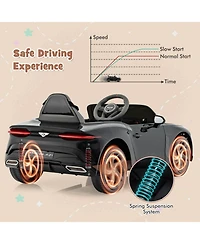 12V Battery Powered Licensed Bentley Bacalar Kids Ride-on Racer Car