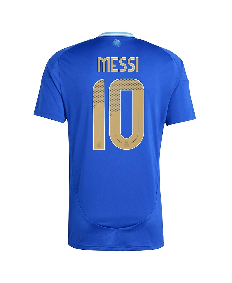 Adidas Men's Lionel Messi Blue Argentina National Team 2024 Away Replica Player Jersey