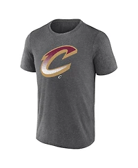 Fanatics Men's Heather Charcoal Cleveland Cavaliers Iconic Overtime T-Shirt