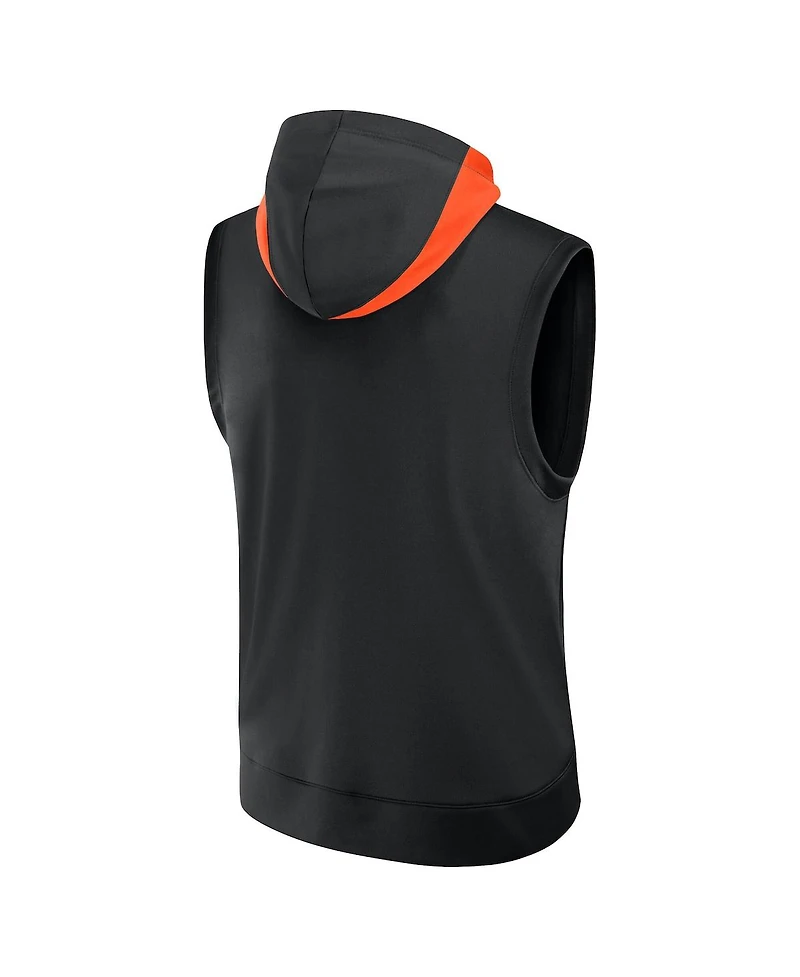 Nike Men's Black San Francisco Giants 2025 City Connect Performance Sleeveless Pullover Hoodie