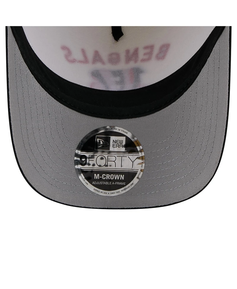 New Era Men's Cream/Black Cincinnati Bengals 2025 Nfl Draft 9FORTY A-Frame M-Crown Adjustable Hat