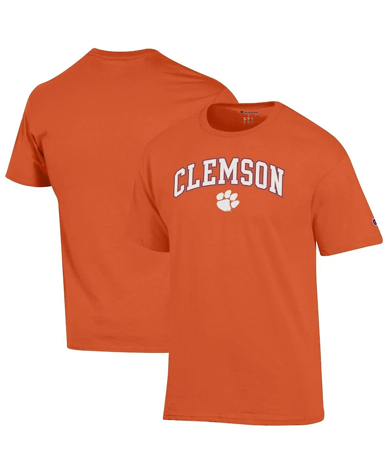 Champion Men's Orange Clemson Tigers Arch Over Logo T-Shirt