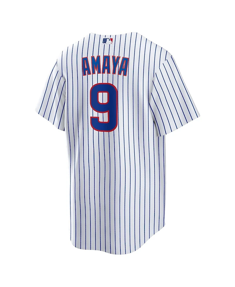 Nike Men's Miguel Amaya White Chicago Cubs Home Replica Jersey