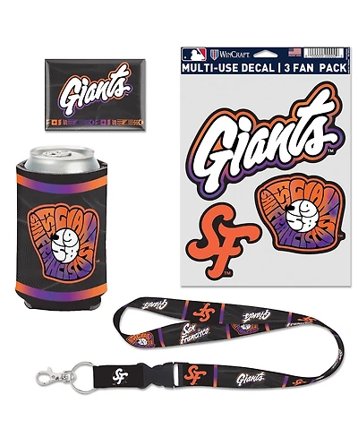 Wincraft San Francisco Giants 2025 City Connect Fan, Pack of 4