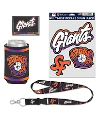 Wincraft San Francisco Giants 2025 City Connect Fan, Pack of 4