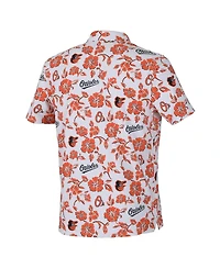 Reyn Spooner Men's White Baltimore Orioles Pua Performance Polo Shirt