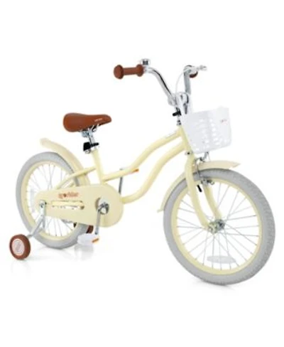 18 Inch Kids Bike Adjustable With Training Wheels Ages 3 8 Years Olds