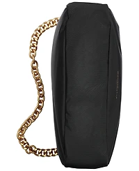 Donna Karan New York Crepe Nylon Small Crossbody with Chain Strap