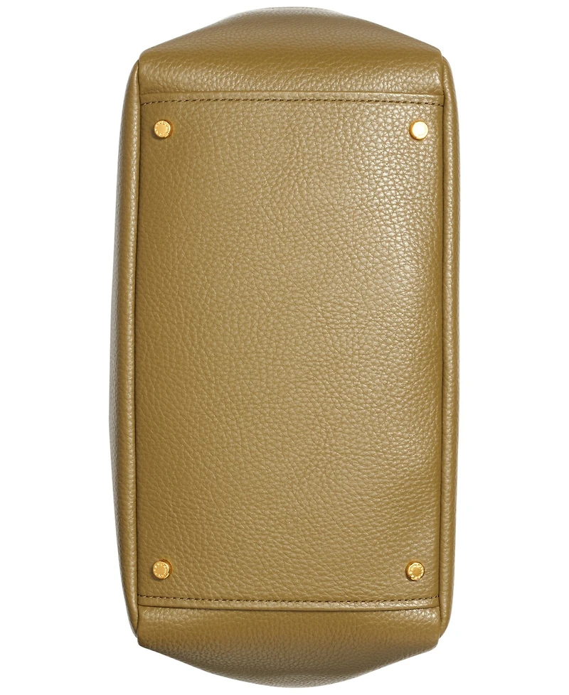 Donna Karan New York Amagansett Soft-Rolled Leather Shoulder with Sculpted Magnet Closure