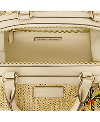 Tommy Bahama Flamingo Embroidery Satchel