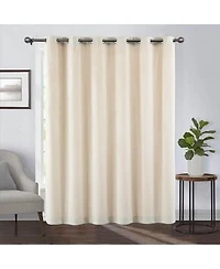 Egyptian Linens Heavyweight Wide Width 84 Inches Velvet Curtains Grommet Top