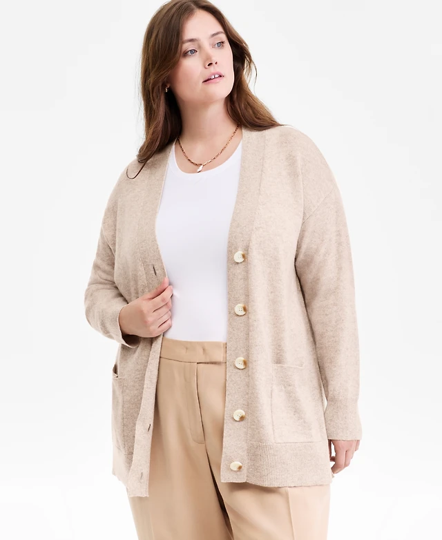 Cashmere Sweaters Macys Cardigans Plus Size Charter Club Plus 100
