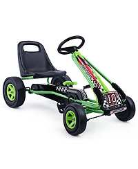 4 Wheels Kids Ride On Pedal Powered Bike Go Kart Racer Car Outdoor Play Toy